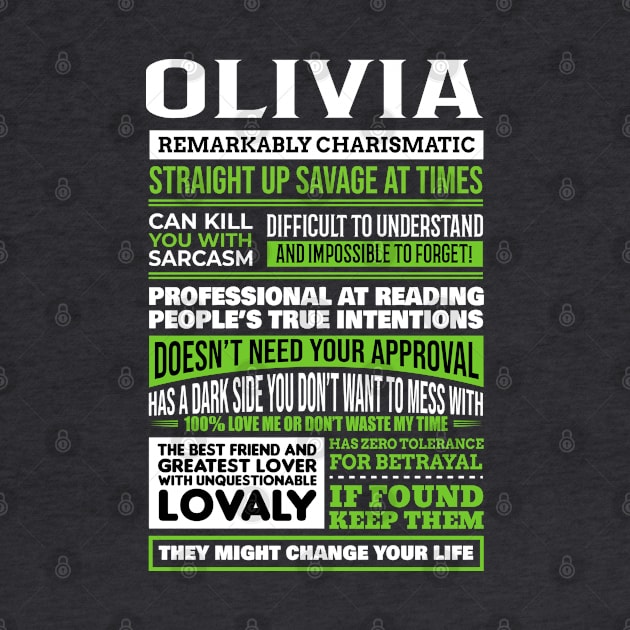 Olivia by Ban Guns Not Books- Typography fullcolor